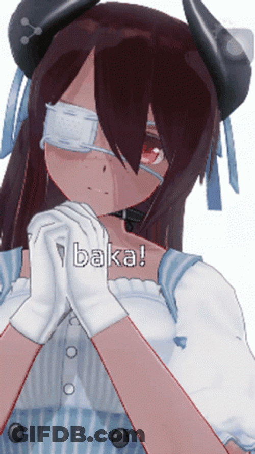 Anime Girl Pfp Baka GIF