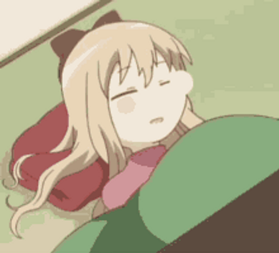 Anime Girl Sleeping And Snoring GIF