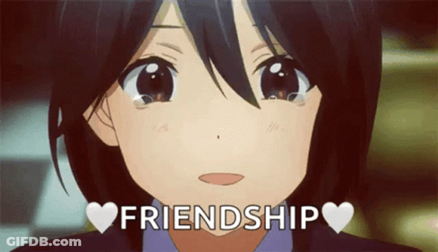 Anime Girl Smiling With Tears Happy Cry GIF