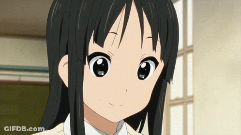 Anime Girl With Black Hair GIF