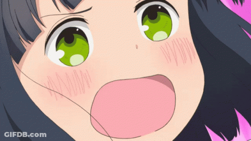 Anime Girl With Green Eyes GIF