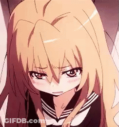 Anime Girl With Long Hair And Sailor Suit GIF