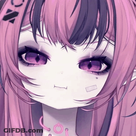 Anime Girl With Pink Hair GIF