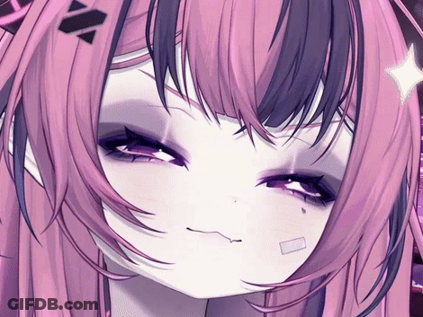 Anime Girl With Pink Hair GIF