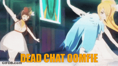 Anime Girls Dancing Dead Chat Oomfie GIF