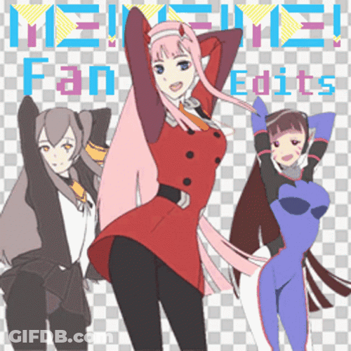 Anime Girls Zero Two Dance GIF