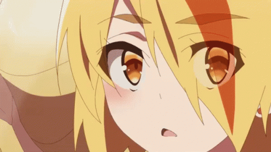 Anime Golden Hair Guys Smirking GIF