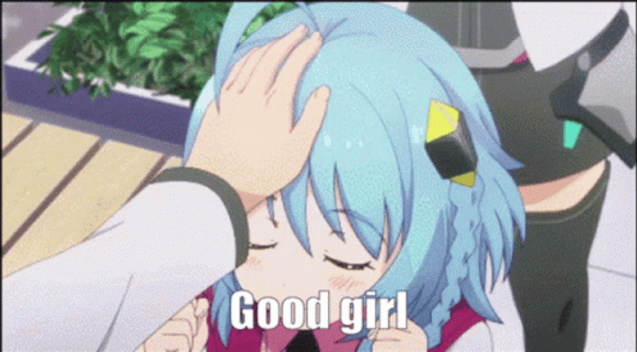 Anime Good Girl Pat GIF