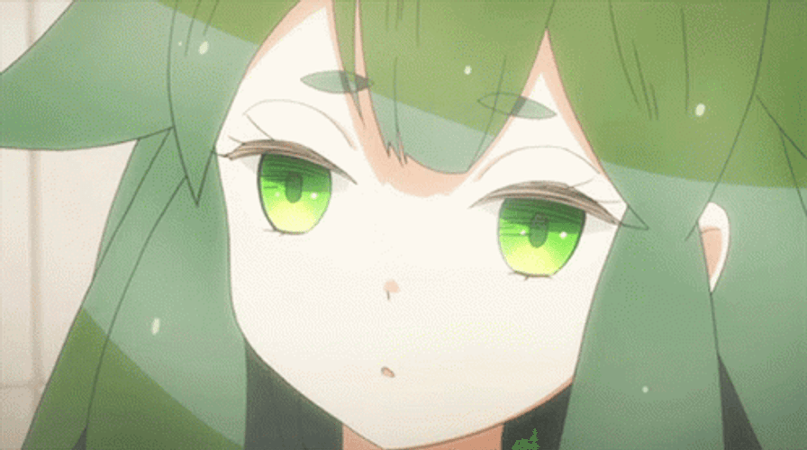Anime Green Hair And Green Eyes GIF