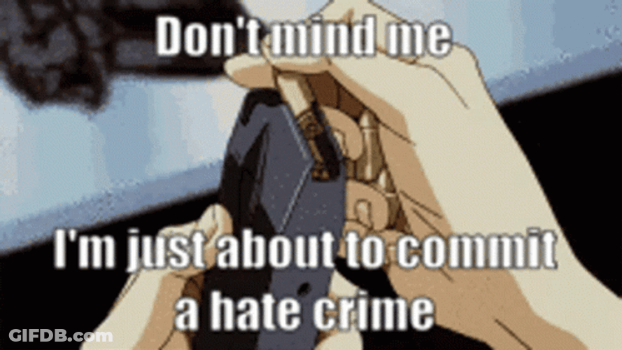 Anime Gun Don't Mind Me GIF