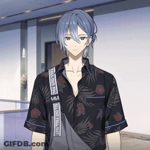 Anime Guy Fall Out GIF