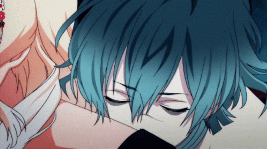 Anime Guy Hickey Bite GIF