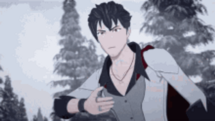 Anime Guy Punching GIF