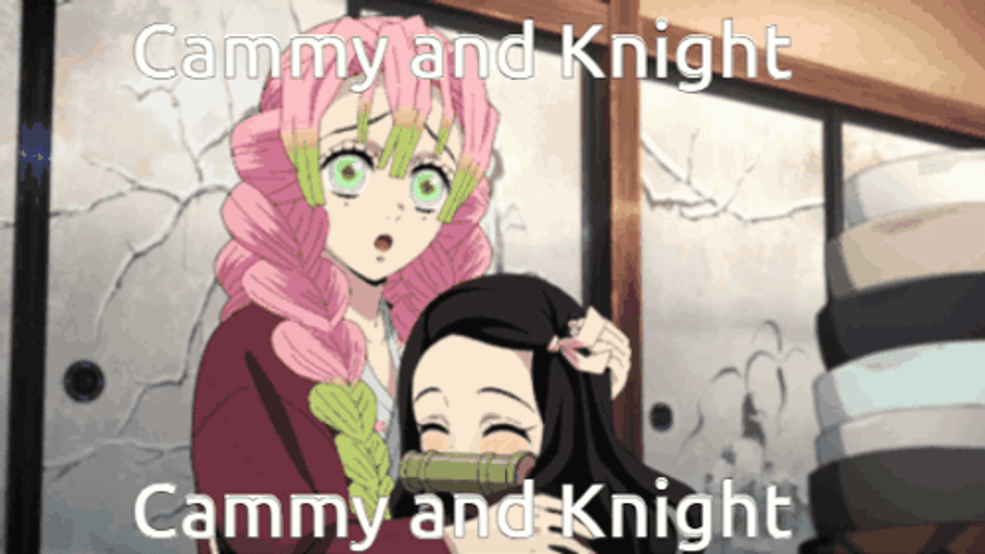 Anime Halloween Cammy And Knight GIF