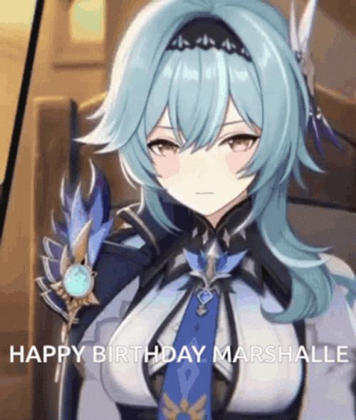 Anime Happy Birthday Marshall GIF