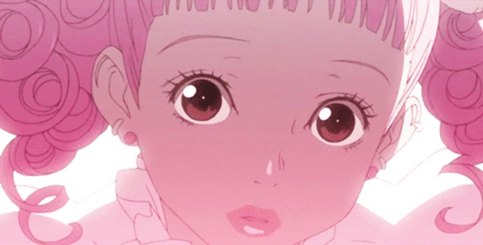 Anime Heart Beautiful Girl Smiling GIF