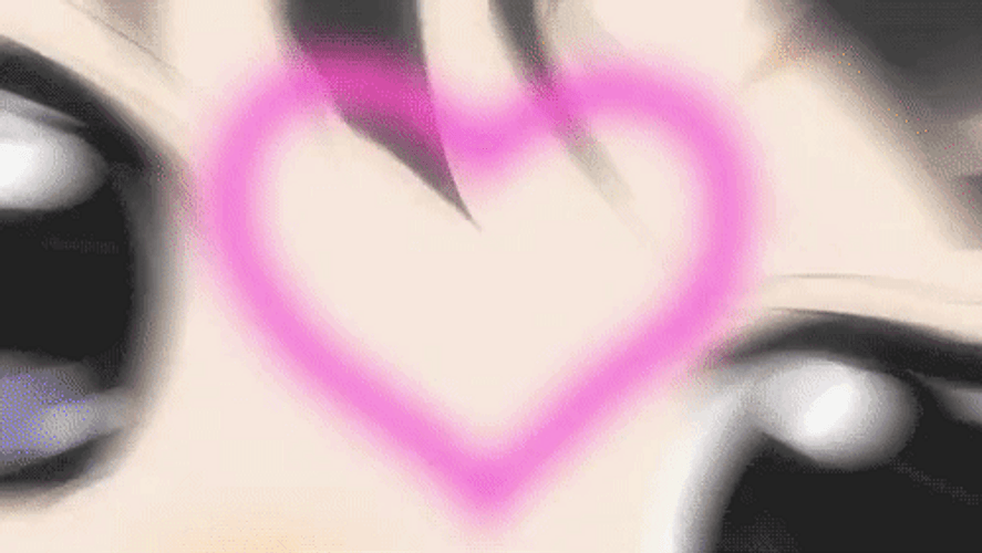 Anime Heart Shy Maiden GIF