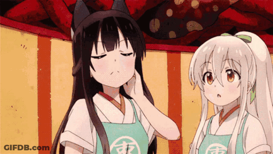 Anime Hug Chiya And Kon GIF