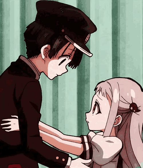 Anime Hug Hanako Yashiro Nene GIF