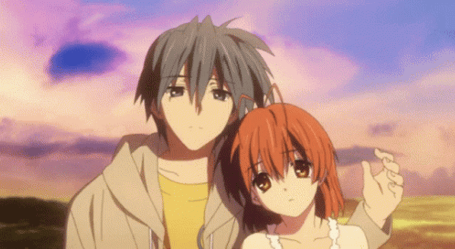 Anime Hug Nagisa Tomoya Clannad GIF