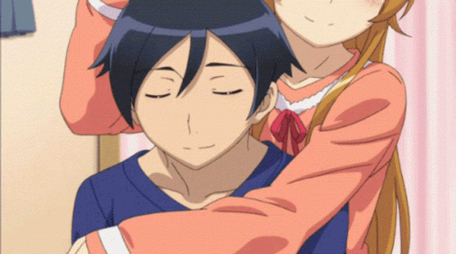 Anime Hug Oreimo GIF