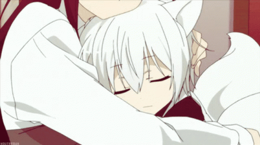 Anime Hug Soushi Miketsukami GIF