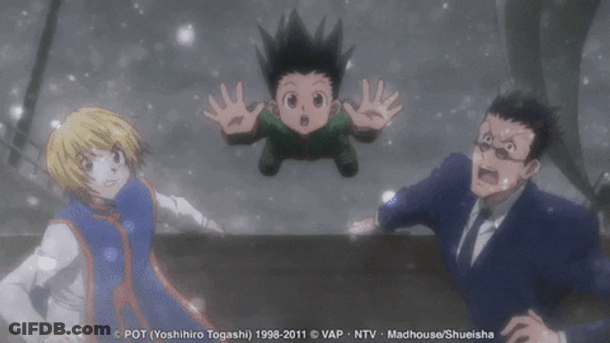 Anime Hunter X Hunter Gon Kurapika And Leorio GIF
