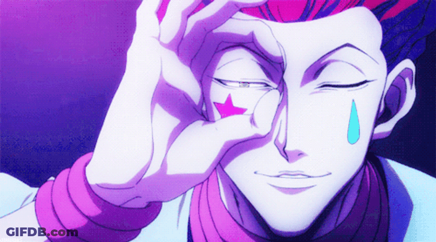 Anime Hunter X Hunter Hisoka Smirking GIF