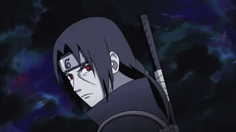 Anime Itachi Mangekyou Sharingan GIF