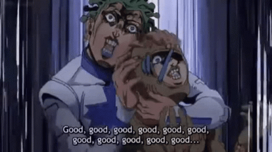 Anime JoJo's Bizarre Adventure Good Good GIF