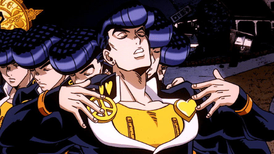Anime Jojo's Bizarre Multiple Josuke Higashikata GIF