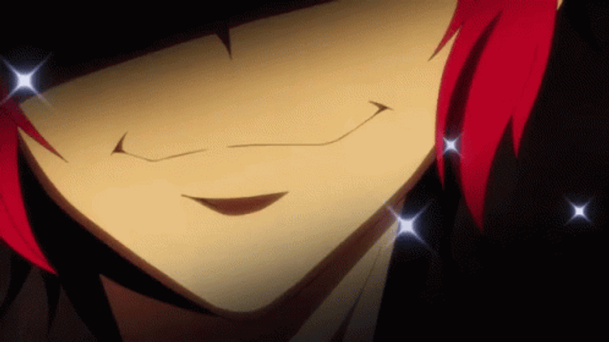 Anime Jyugo Smirking From Manga Series Nanbaka GIF