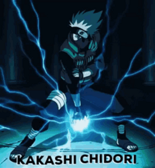 Anime Kakashi Hatake Chidori GIF
