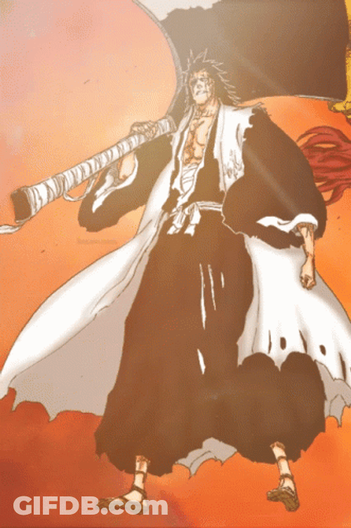 Anime Kenpachi Zaraki GIF