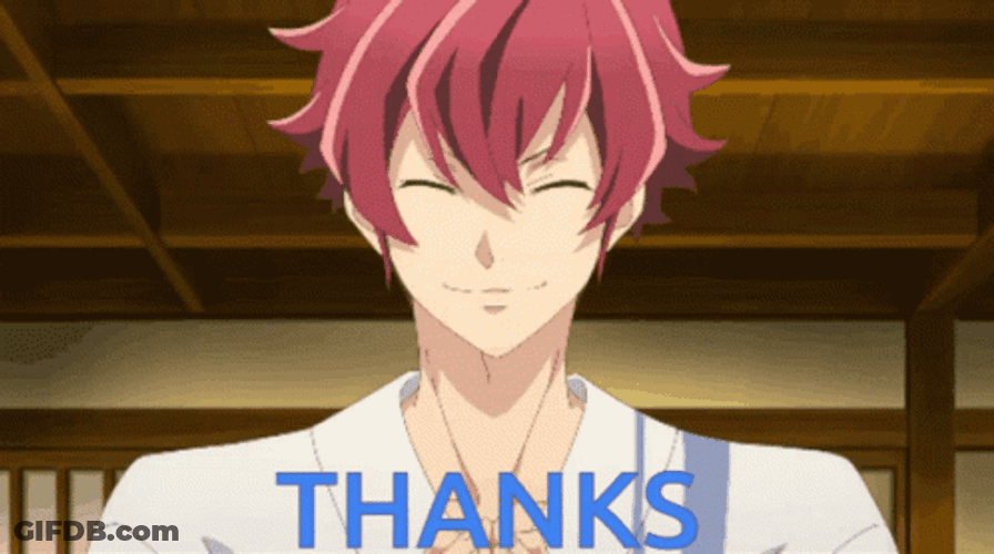 Anime Kensei Maeshima Thank You GIF