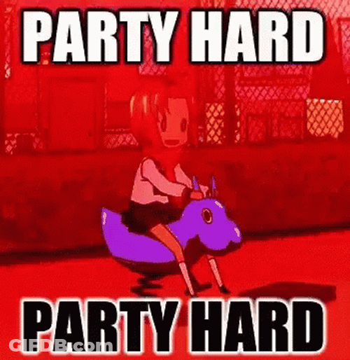 Anime Kid In The Playground Party Hard GIF
