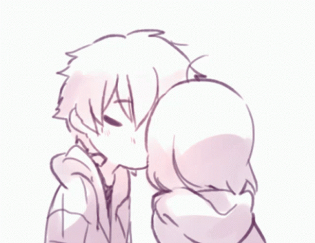 Anime Kiss I Love You GIF