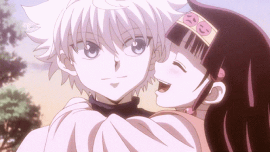 Anime Kiss Killua Zoldyck GIF