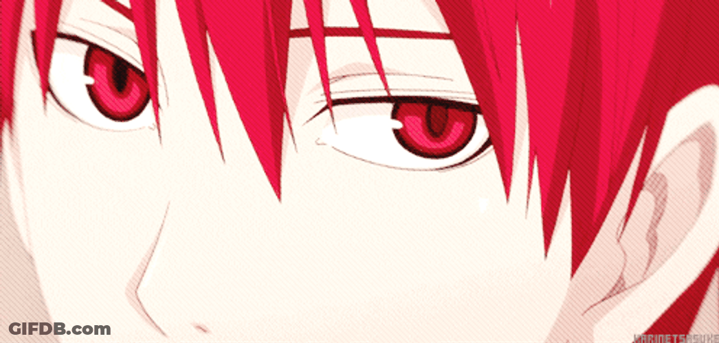 Anime Kuroko Basketball Akashi Seijuro Red Hair GIF
