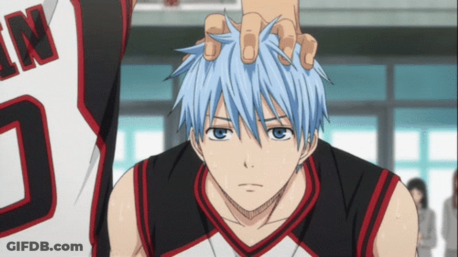 Anime Kuroko Basketball Confused Tetsuya Blink GIF
