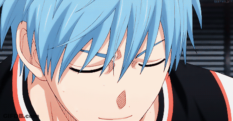 Anime Kuroko No Basket Tetsuya Fierce Serious Talking GIF