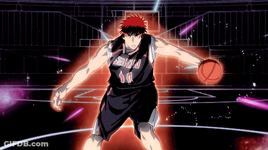 Anime Kuroko Taiga Kagam Basketball Power Passi GIF