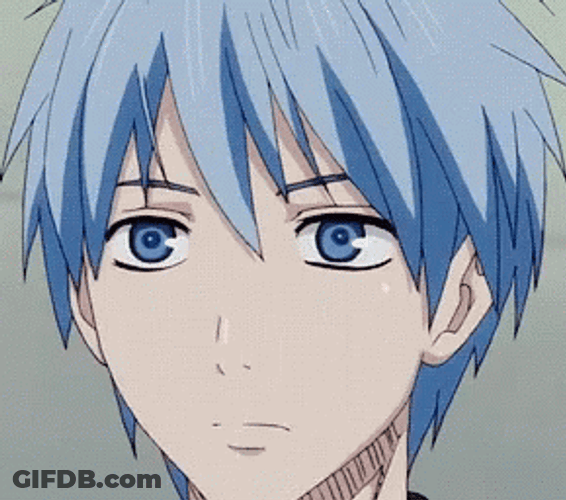Anime Kuroko Tetsuya Kuroko Cute Blushing GIF