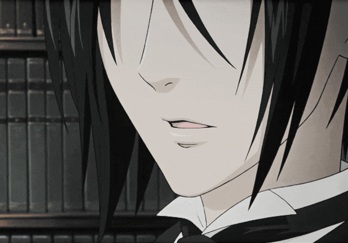 Anime Kuroshitsuji Black Butler Series Smirking GIF