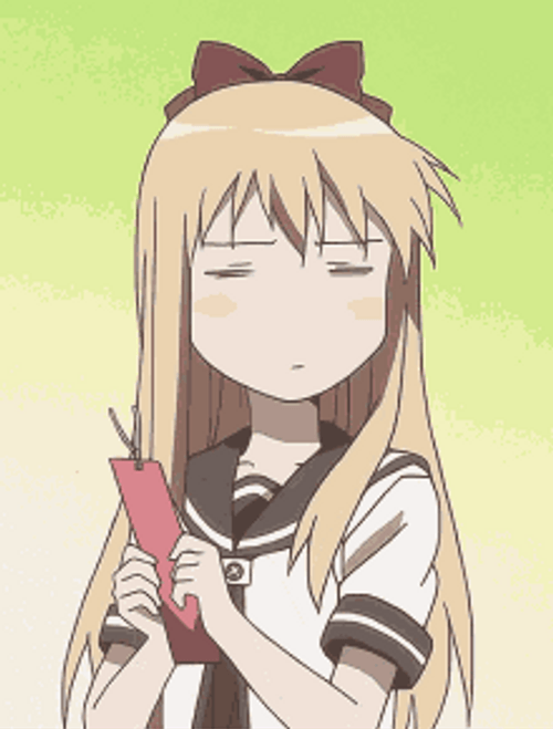 Anime Kyoko Kyouko Rip Tag Bookmark GIF
