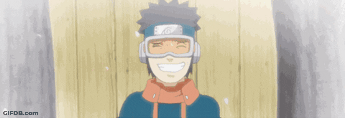 Anime Laugh Naruto Young Obito Uchiha GIF