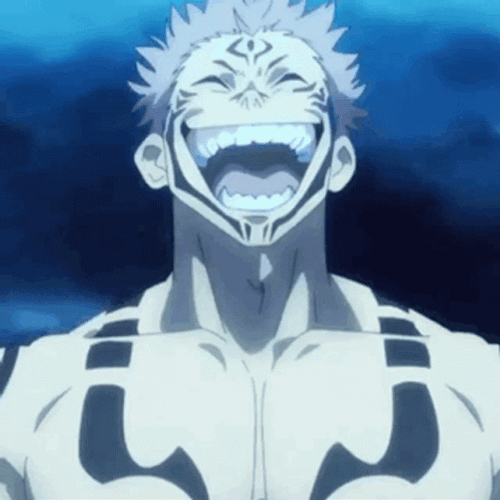 Anime Laugh Yuji Itadori Jujutsu Kaisen GIF