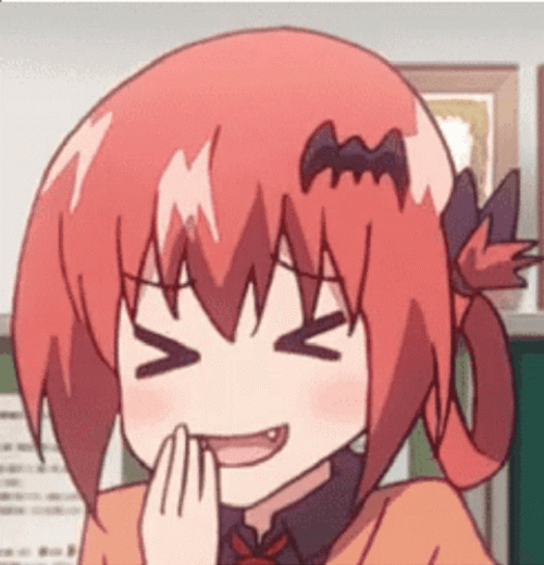 Anime Laughing Satanichia McDowell Kurumizawa Giggling GIF