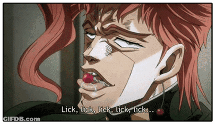 Anime Lick Cherry GIF