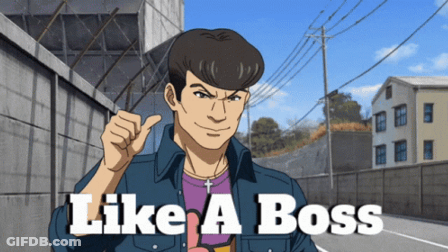 Anime Like A Boss GIF